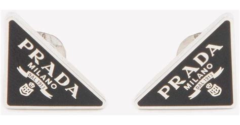 prada brooch mens earing|prada earrings and studs.